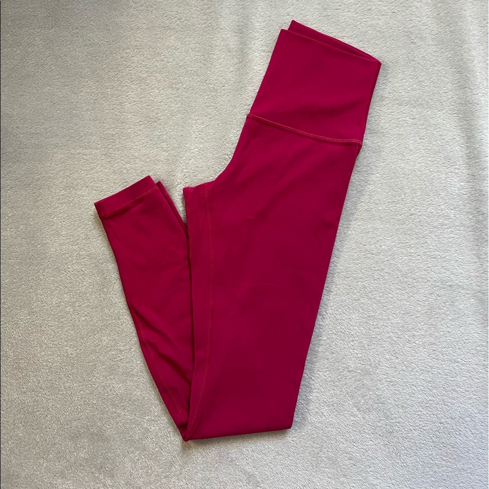 SOLD lululemon Align Pant 28” Ruby Red